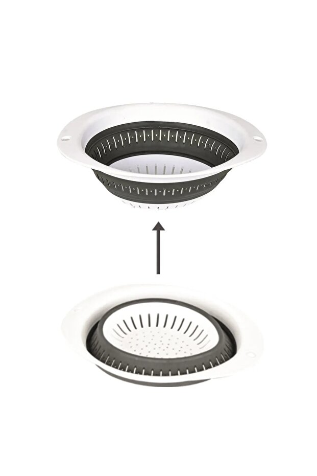 مصفاة قابلة للطي 3000 مل حوض مصفاة ومصفاة - 2