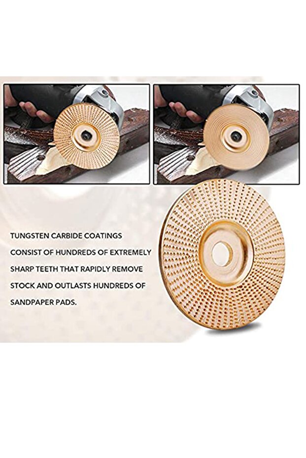 115mm Ahşap Törpü diski avuç taşlama uyumlu törpüleme aşındırma raspalama disk - 6