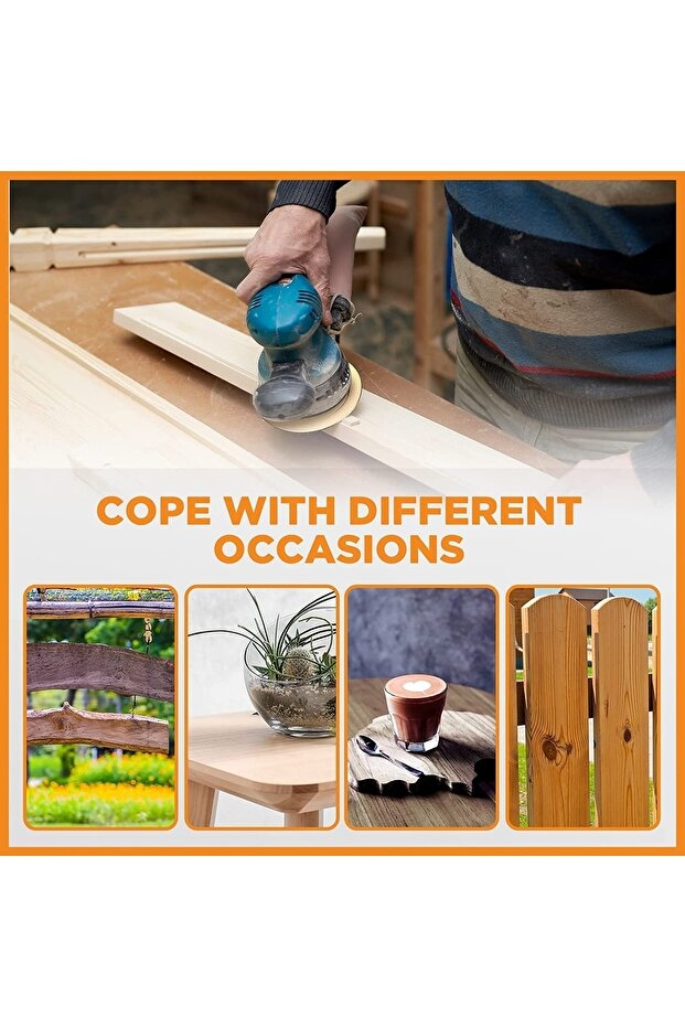 115mm Ahşap Törpü diski avuç taşlama uyumlu törpüleme aşındırma raspalama disk - 8