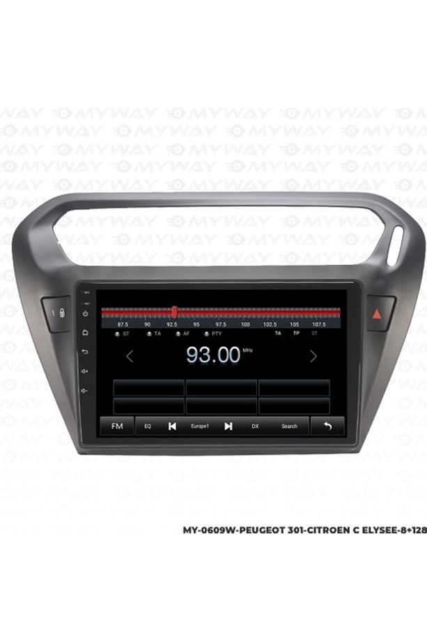 Myway Peugeot 301 Android Multimedya Carplay Navigasyon Ekran - 8gb RAM+128 GB HDD - Myway - 1
