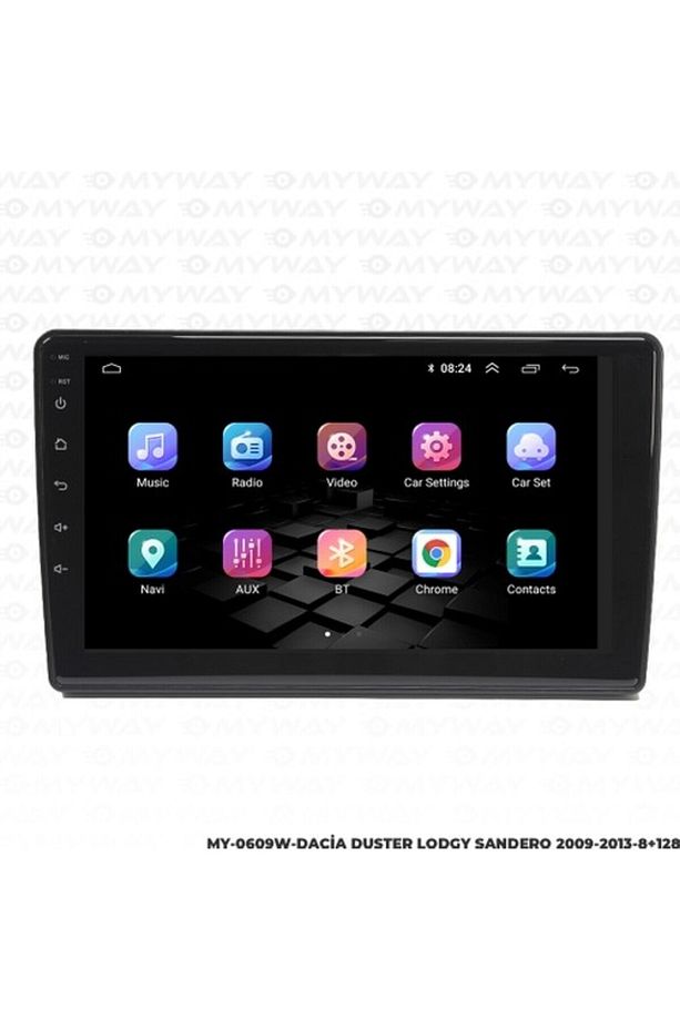 Myway Dacia Duster-Lodgy-Sandero Android Multimedya Carplay Navigasyon Ekran - 8gb RAM+128 GB HDD - - 5