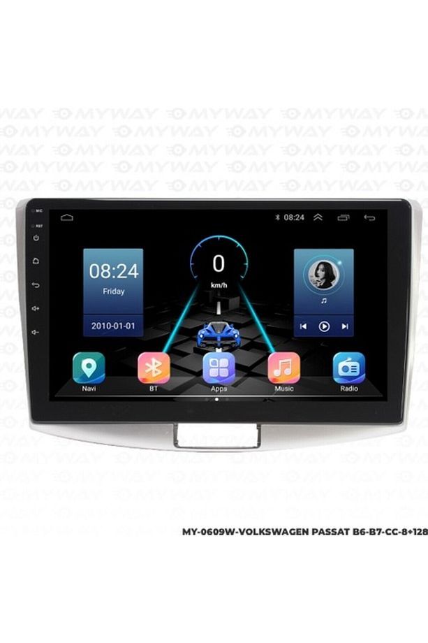 Myway Vw Passat B6-B7-Cc Android Multimedya Carplay Navigasyon Ekran - 8gb RAM+128 GB HDD - Myway - 5
