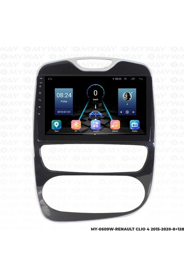 Myway Clio 4 Android Multimedya Carplay Navigasyon Ekran - 8gb RAM+128 GB HDD - Myway - 3