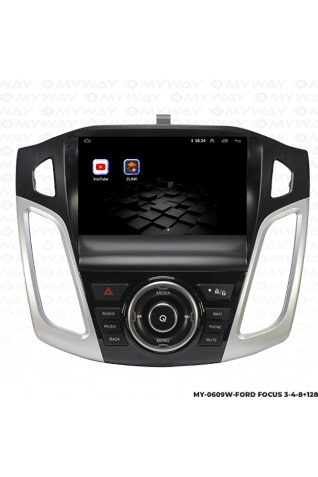 Myway Ford Focus 3-4 Android Multimedya Carplay Navigasyon Ekran - 8gb RAM+128 GB HDD - Myway - 3
