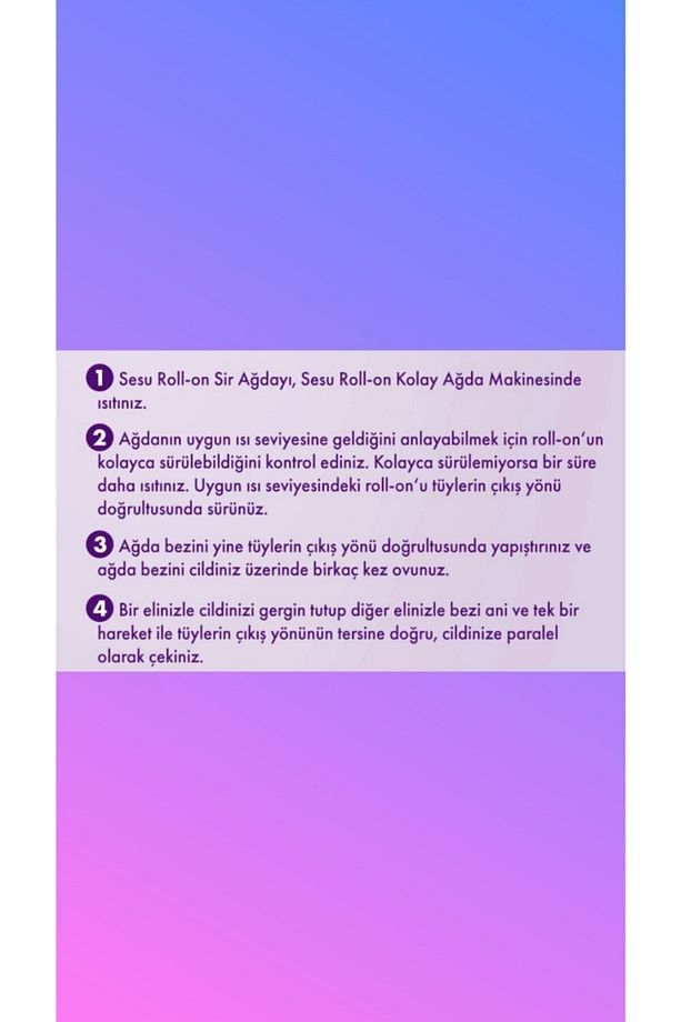 2 Adet Kartuş Roll-on Kolay Ağda+2 Yıl Garantili Ağda Makinesi+ 10mt Ağda Bezi Ağda Seti - 3