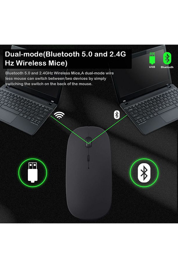 Casper VIA L40 Tablet İçin Uyumlu Slim Şarjlı Bluetooth Klavye ve Mouse Seti - 4