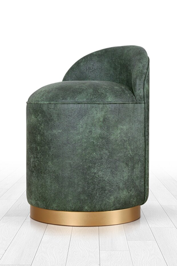 Luton Deri Puf - Yeşil - 1