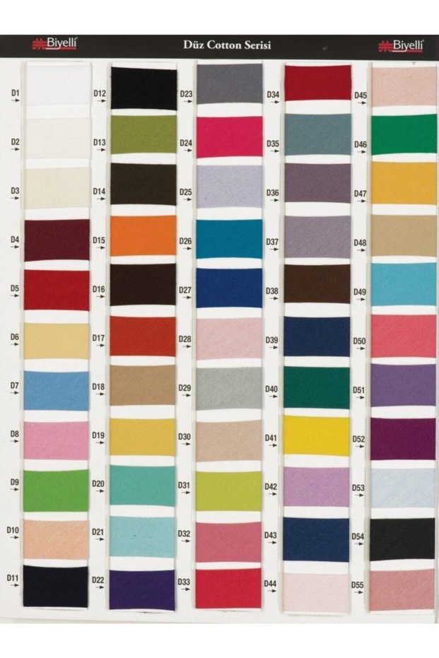 2 Cm Koton Katlı Biye D03(KREM)