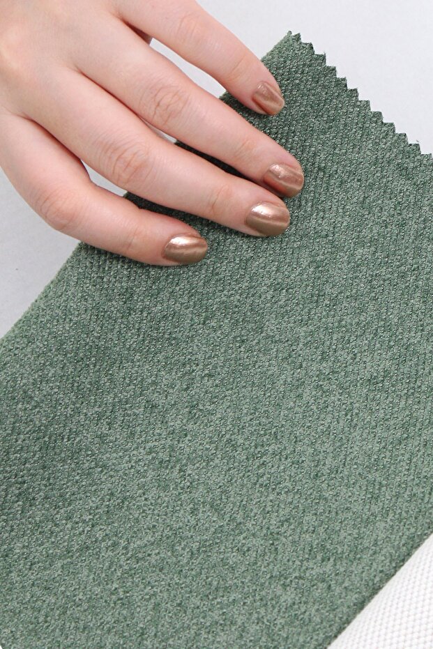 Copper Puf - Yuvarlak Yeşil - 5