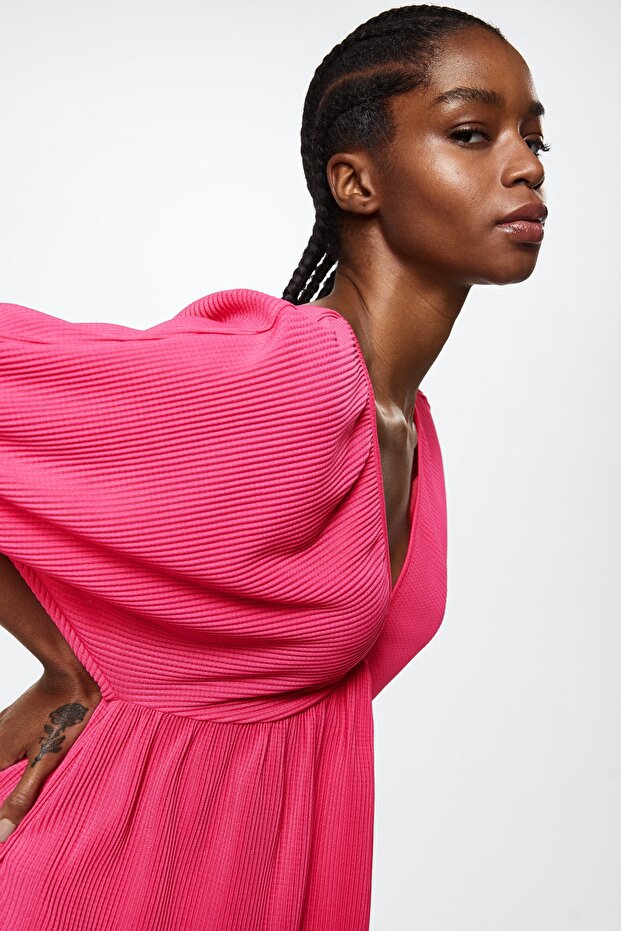 Fuşya Kadın Elbise 37001043 - 5