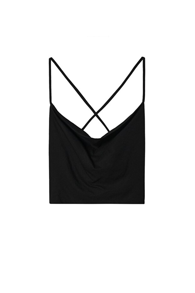 Schwarze Damenbluse 37000457 - 4