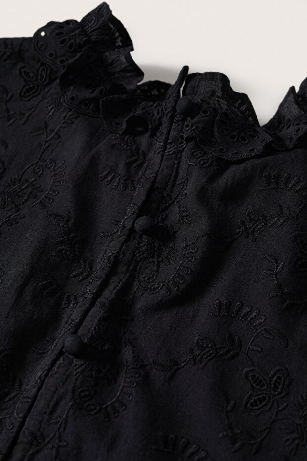 Siyah Kadın Bluz 27059403 - 7