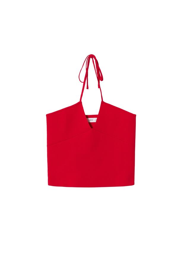 Rote Damenbluse 37010454 - 4