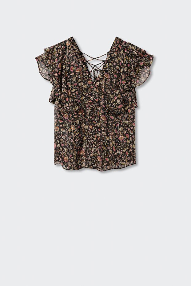 Siyah Kadın Bluz 37010452 - 3