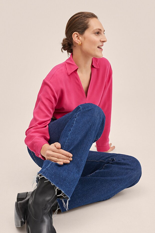Fuşya Kadın Bluz 27095770 - 6