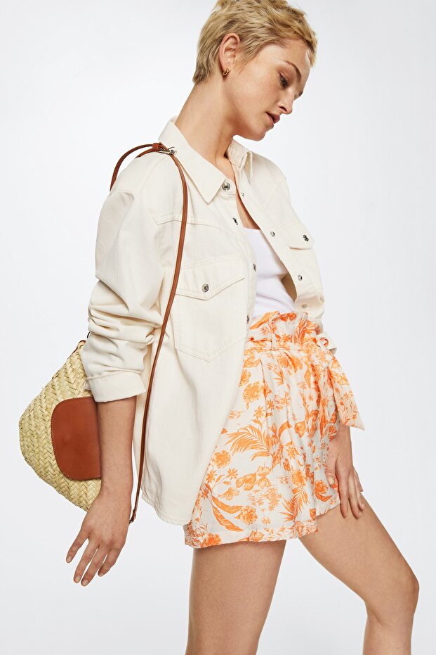 Turuncu Kadın Şort & Bermuda 27058637 - 2