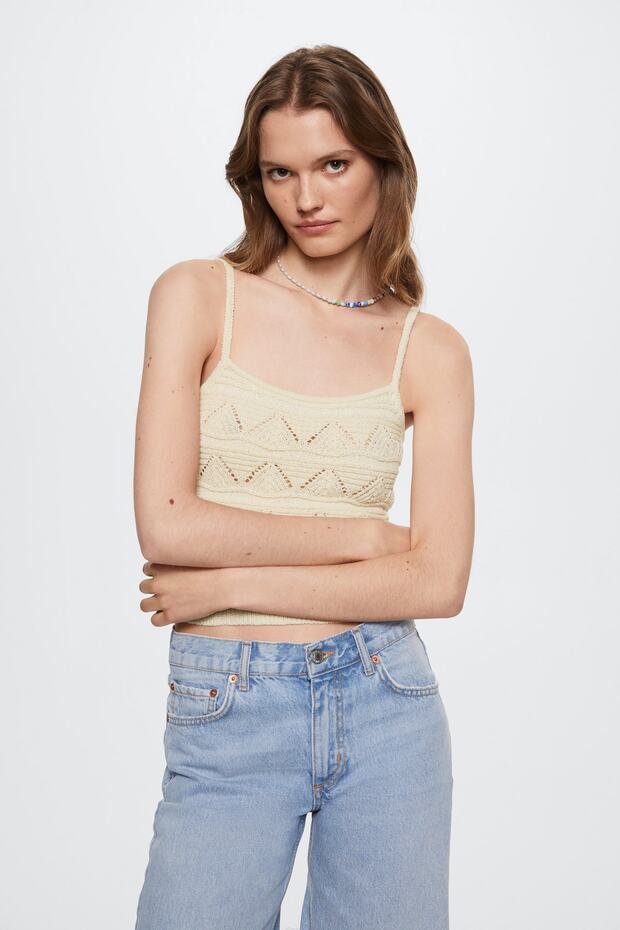 Ecru Damenbluse 37040350 - 2