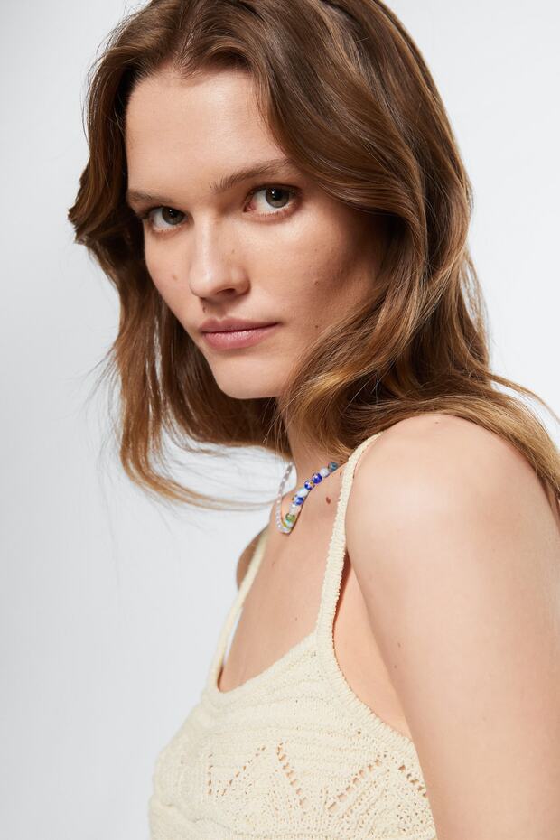 Ecru Damenbluse 37040350 - 5