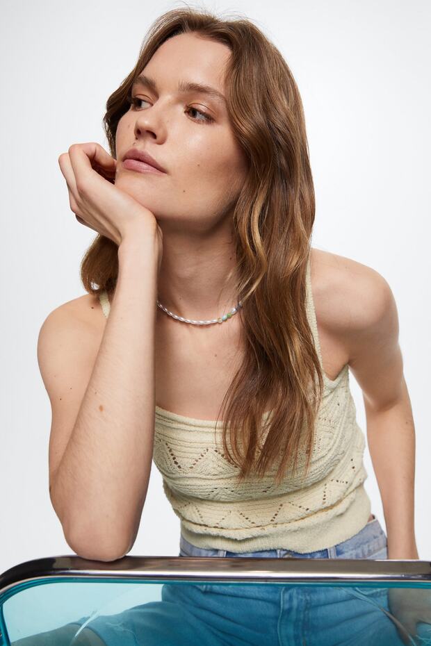 Ecru Damenbluse 37040350 - 6