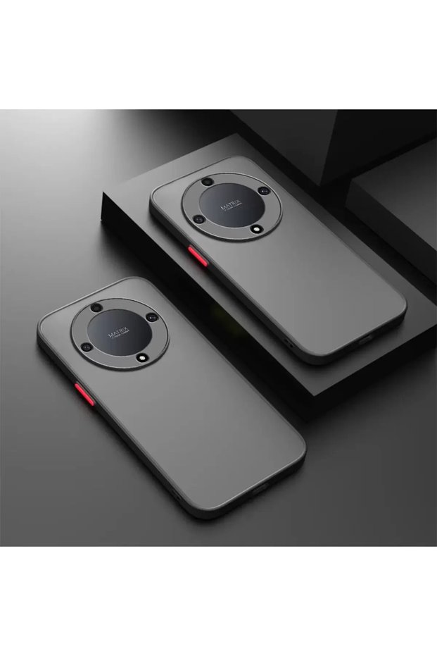 Honor X9A Case Matte Fingerprint Resistant Camera Protected Colorful Buttoned Hard Silicone