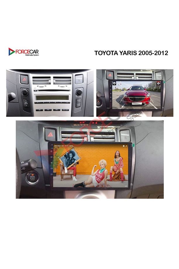 TOYATA YARİS 2005-2012 ANDROİD MULTİMEDYA 2.32 KABLOSUZ CARPLAY - 1