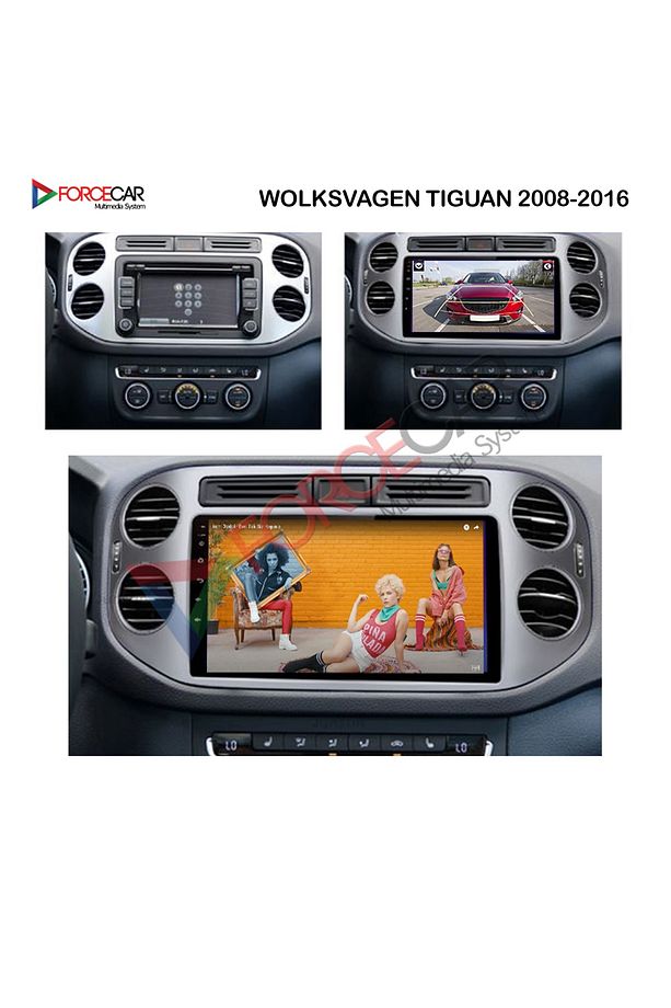 WOLKSVAGEN TİGUAN 2008-2016 ANDROİD MULTİMEDYA 2.32 KABLOSUZ CARPLAY - 1