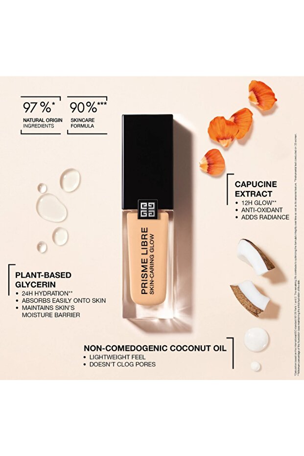 Prisme Libre Skin-Caring Glow Foundation 30 ml - 5
