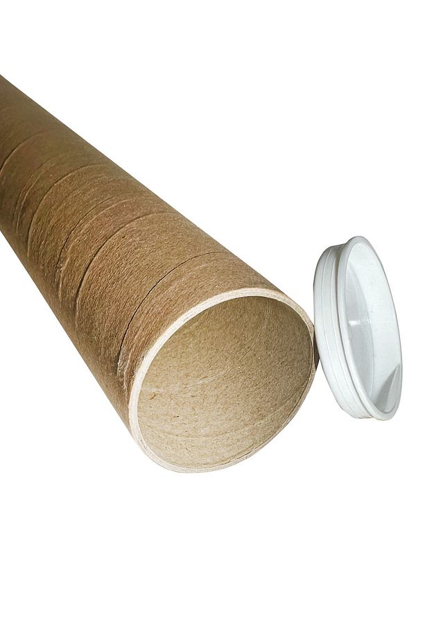 Postüp 5 cm X 20 cm 10 Adet Silindir Kutu Rulo Gönderi Tüpü Gönderi Kutusu Karton Boru Masura - 3