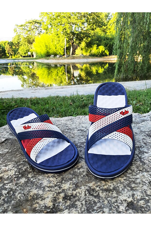 Massage Non-Slip Sole Soft Flexible Lightweight Beach Balcony Bathroom Daily Men's Slippers