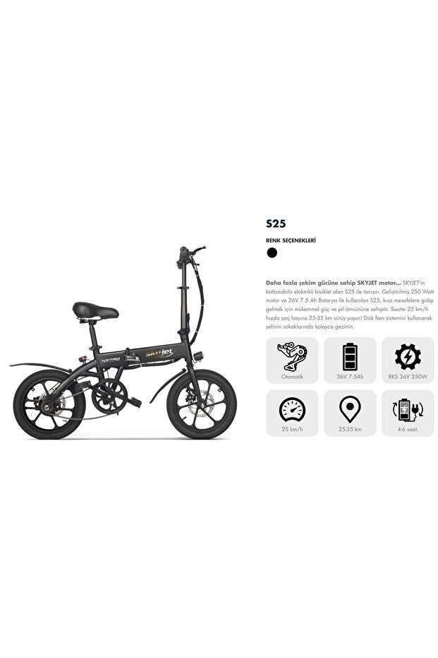 S25 ELEKTRİKLİ BİSİKLET - 2