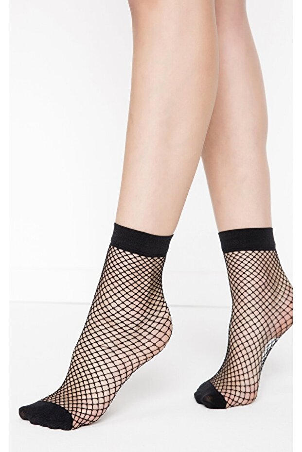 Classic Mesh Patterned Socket Socks - 2