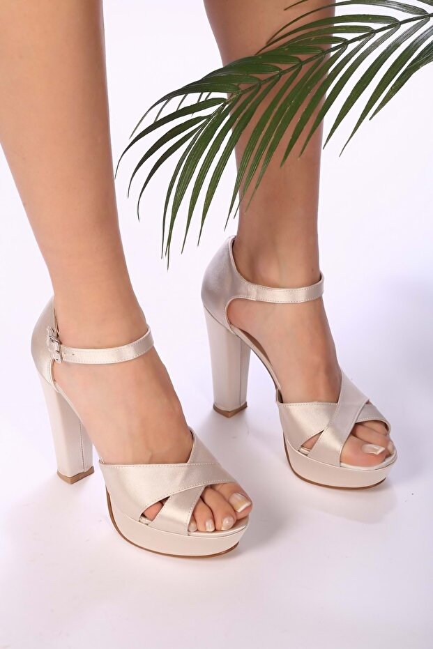 Női Pi Tolla Skin Skin Platform sarkú cipő - 3