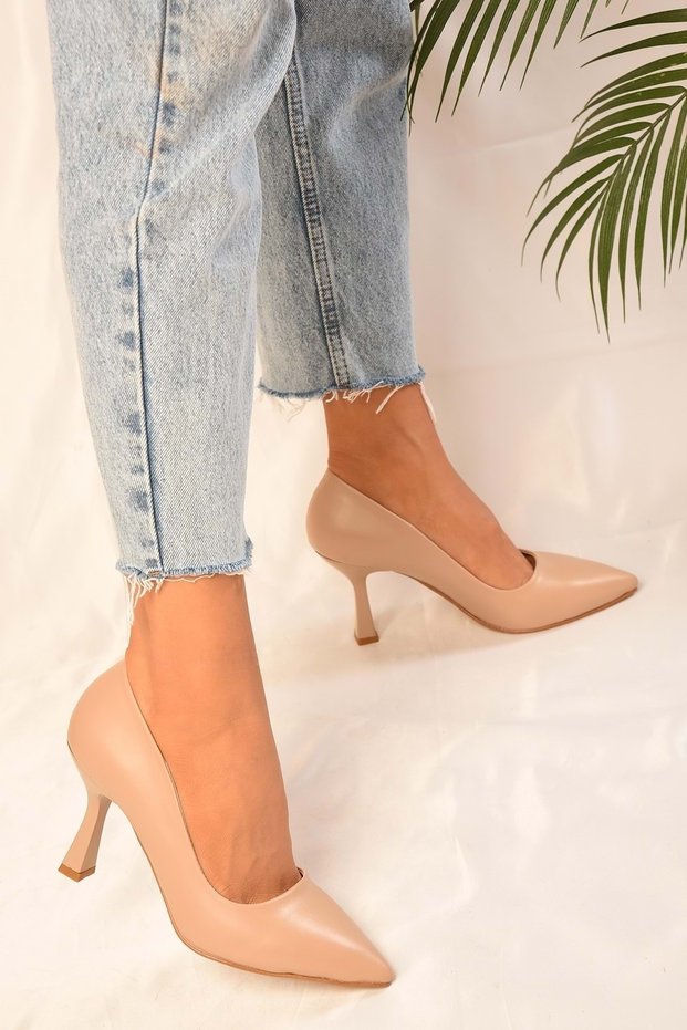 Women's Lazzita Skin Heeled Stiletto Shoes
