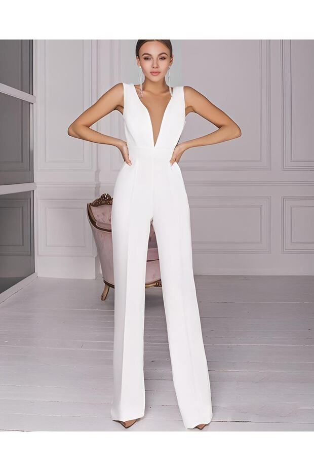 GÖĞÜS DEKOLTELİBEYAZ TULUM - 1