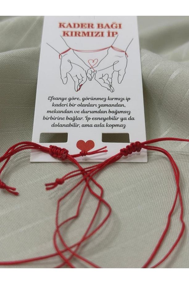 Kader Bağı Kırmzı Ip Bileklik - 3