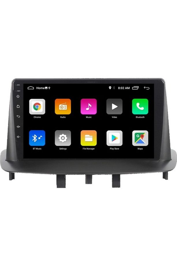Renault Megane 3 Android Carplay Navigasyon Multimedya QLED Ekran-2gb Ram - 1