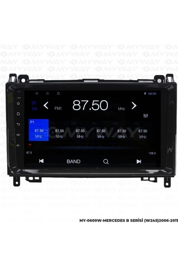 Myway Mercedes B150-B180-B200 Android 12 Kablosuz Carplay Navigasyon Multimedya Ekran Teyp - Myway M - 3