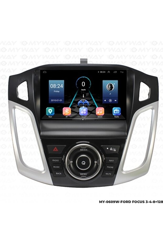 Myway Ford Focus 3-4 Android Multimedya Carplay Navigasyon Ekran - 8gb RAM+128 GB HDD - Myway - 5