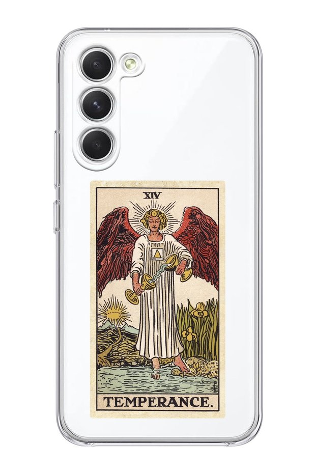 Galaxy S23 Compatible Transparent Temperance Phone Case