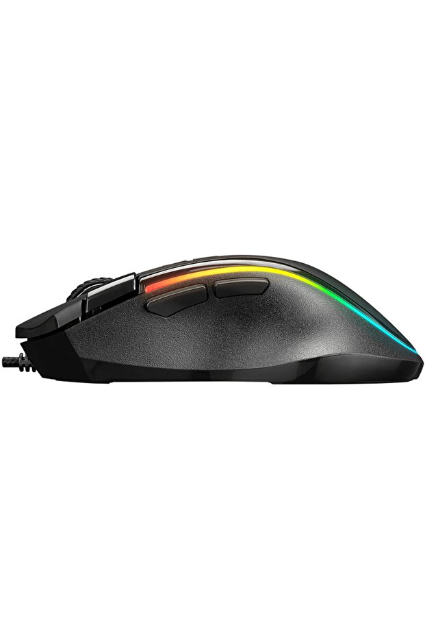 SMX-G72 GreedyY 8 Tuşlu Double Click RGB Makrolu 7200dpi Gaming Mouse Siyah - 3