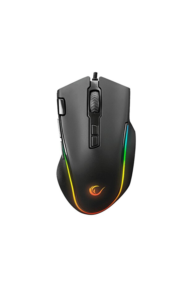 SMX-G72 GreedyY 8 Tuşlu Double Click RGB Makrolu 7200dpi Gaming Mouse Siyah - 8