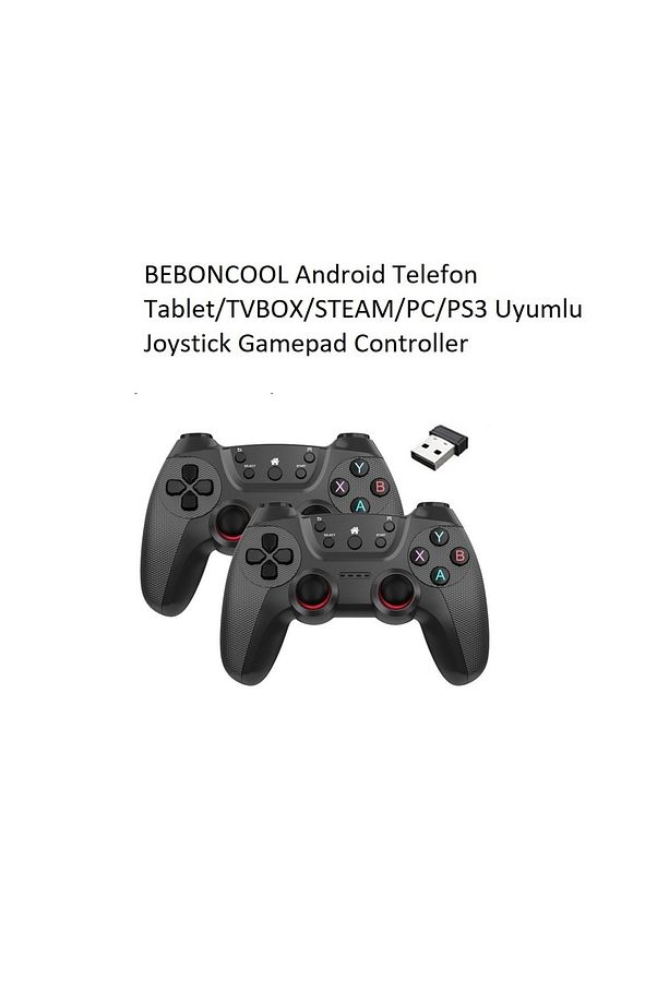 2.4Ghz Android Telefon Android Tablet/TV Box/PS3/PC Uyumlu Joystick Gamepad Controller - 1