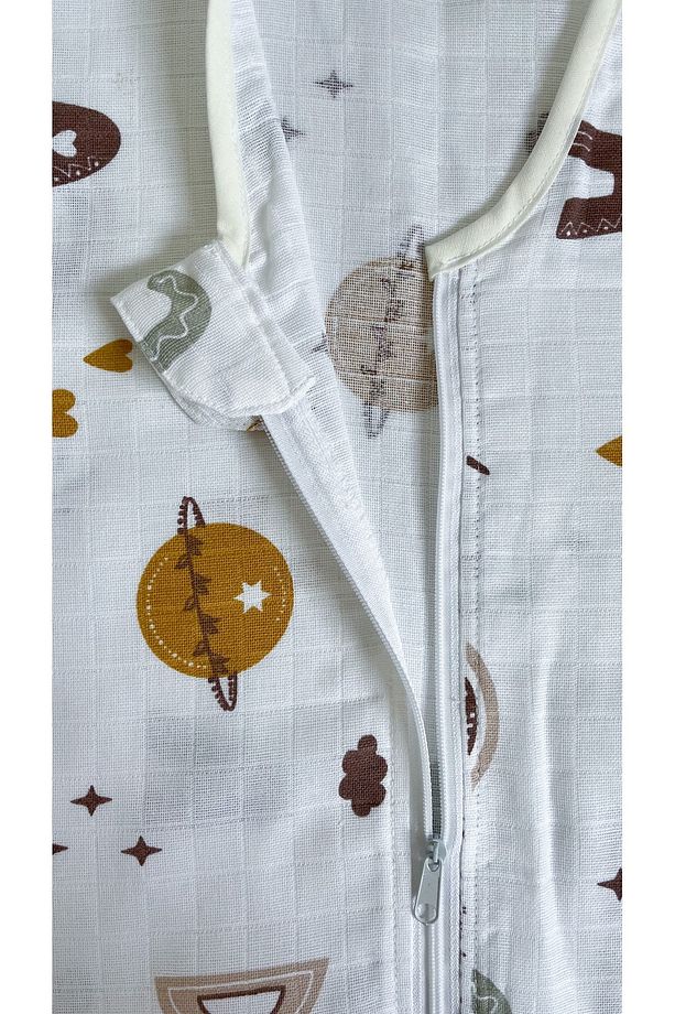 Müslin Kumaş Tek Katlı Yazlık Unisex 0,5 Tog Uyku Tulumu - 5