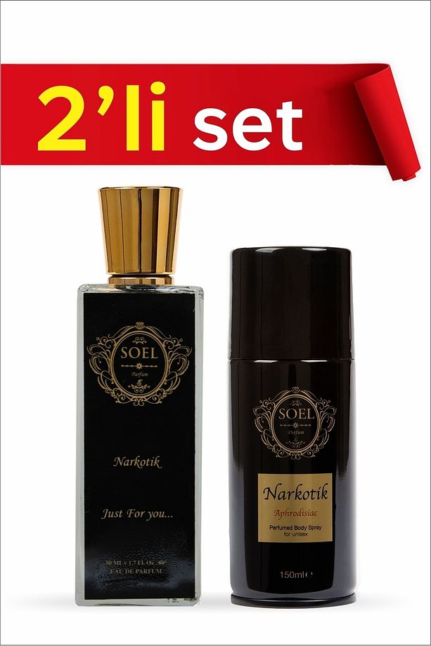 Narkotik Parfüm 50 ml Edp+ Narkotik Deodorant Seti - 2