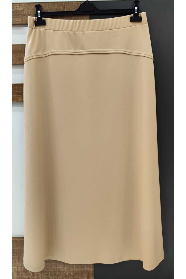 BİYE DETAIL SCUBA CREPE BELL SKIRT