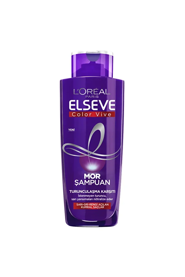 Loreal Paris Elseve Turunculaşma Karşıtı Mor Şampuan 200 ml - 1