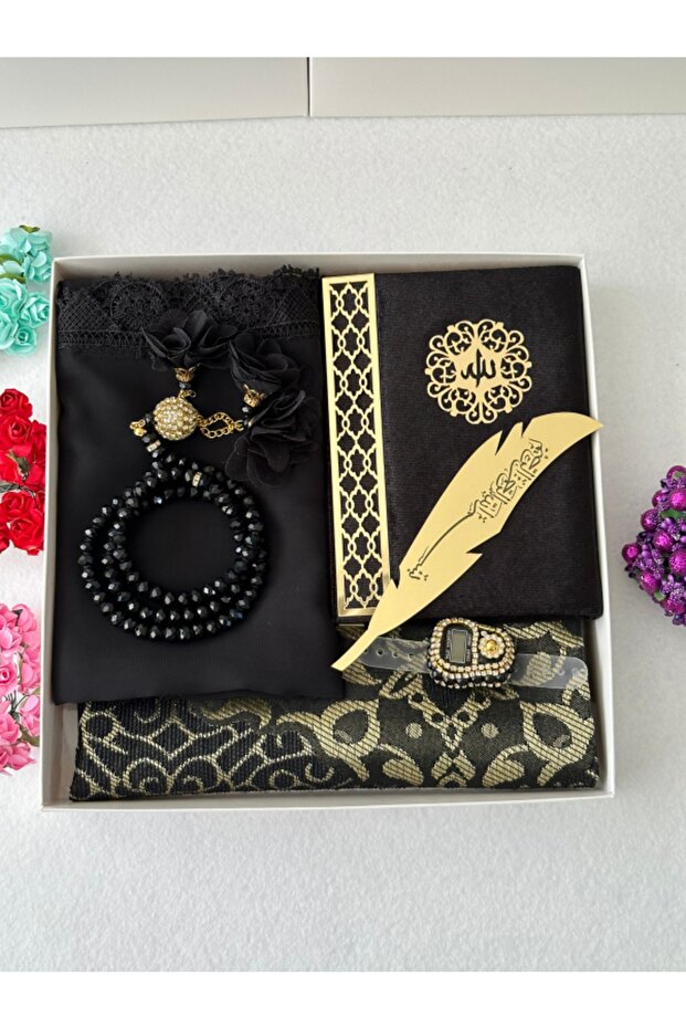 Nişan bohçası seccade seti - 3