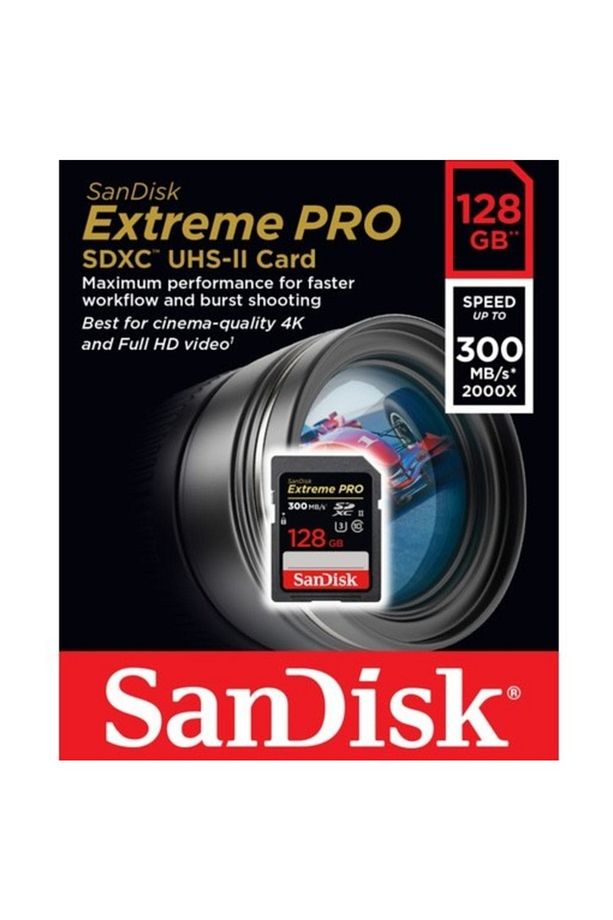 Extreme Pro 128GB 300MB/s SDHC UHS-II Hafıza Kartı SDSDXPK-128G-GN4IN - 2