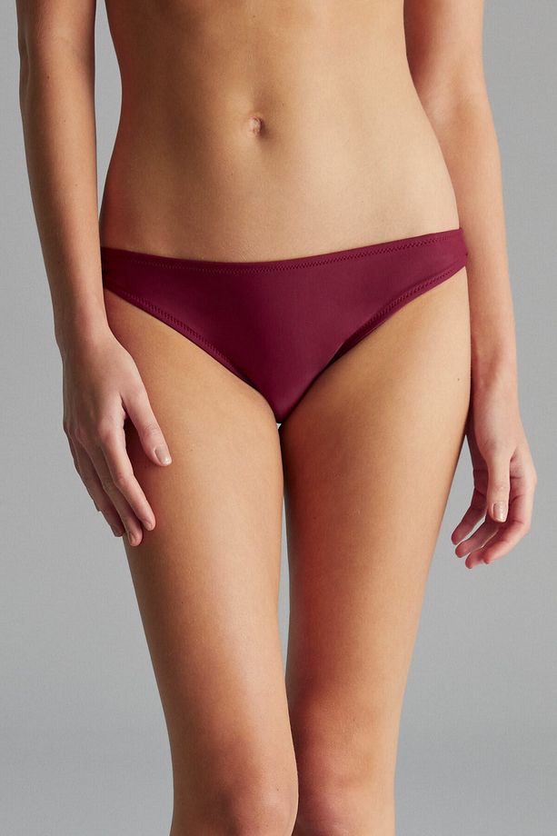 Nar Rengi Basic Slip Mayo Bikini Altı - 1