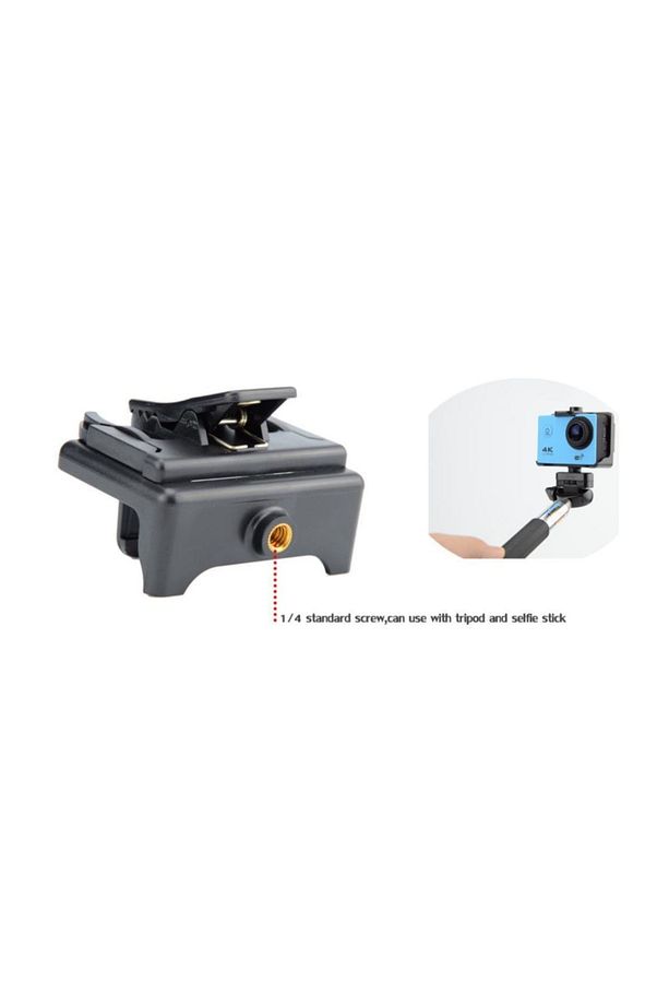 Sjcam SJ4000 Eken H9R Uyumlu Koruma Çerçeveli Hızlı Kemer Tokası - 11